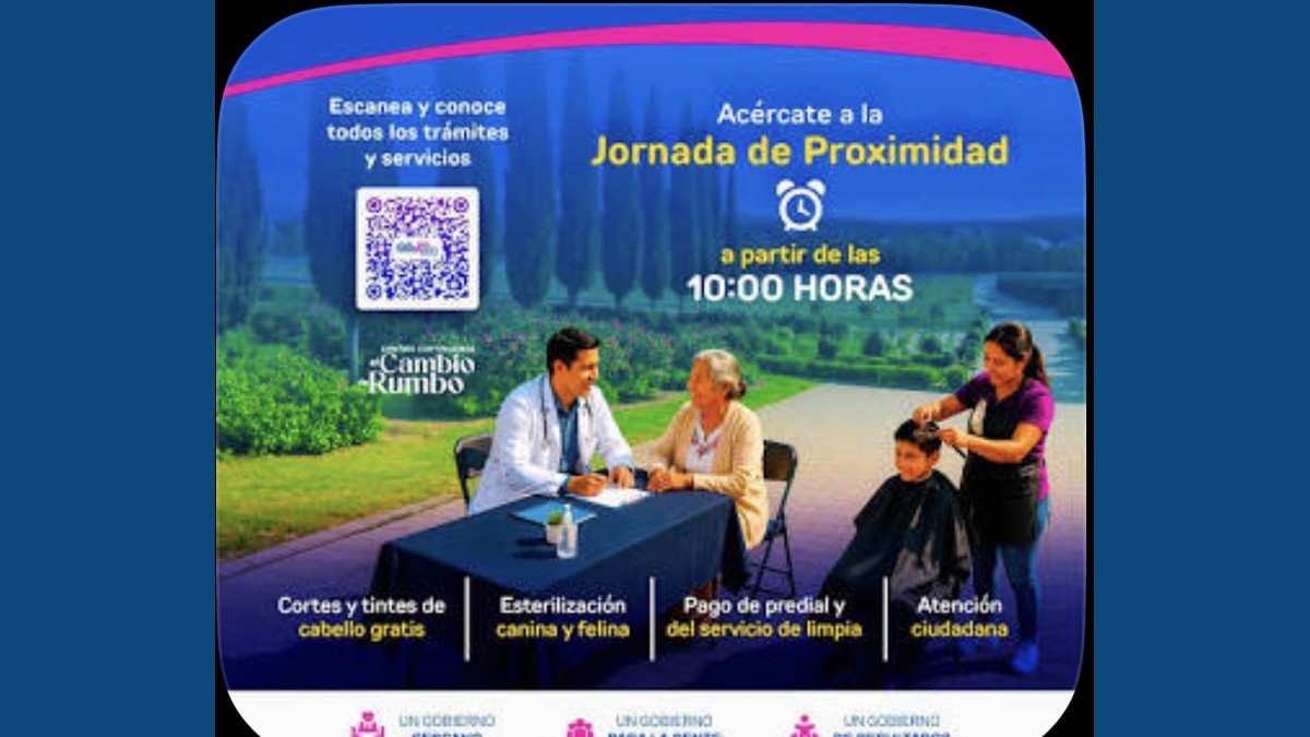 Material institucional de la Jornada de Proximidad de San Andrés Cholula, compartido por el editor; no corresponde al registro de 4,733 atenciones.