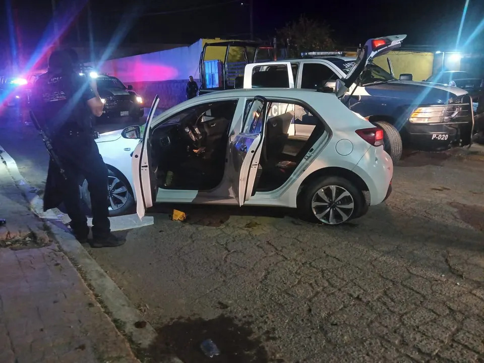 Operativo policial en una imagen de archivo facilitada a CHOLULA HOY. No corresponde a los incidentes del 16 y 19 de octubre en San Diego Cuachayotla.