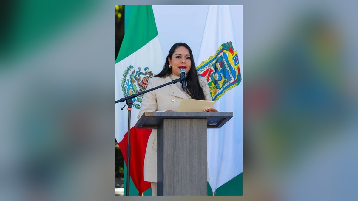 Tonantzin Fernández en un acto institucional anterior, fotografía de archivo; no muestra registro de Morena.