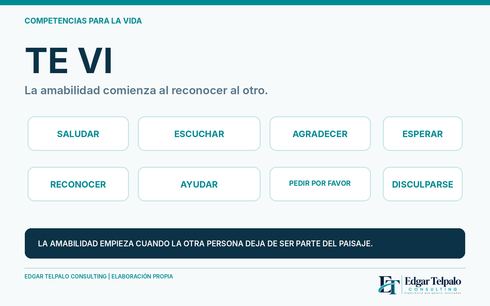 Gráfico original «TE VI». Edgar Telpalo Consulting. No se utilizaron imágenes del video de Víctor Küppers.