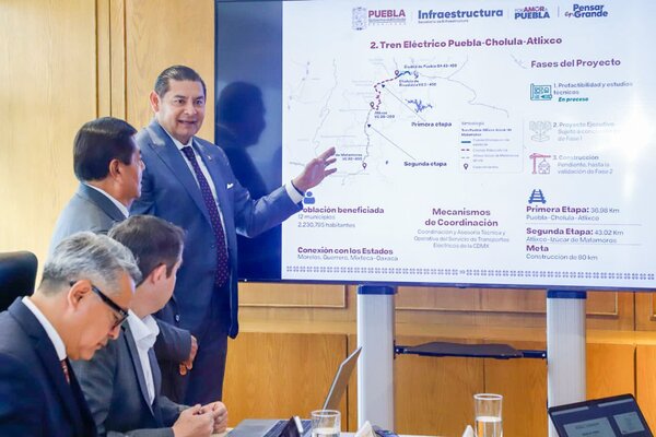 TREN PUEBLA–CHOLULA–ATLIXCO SIGUE SIN DEFINICIÓN ANTE COSTOS DE HASTA 42 MIL MILLONES